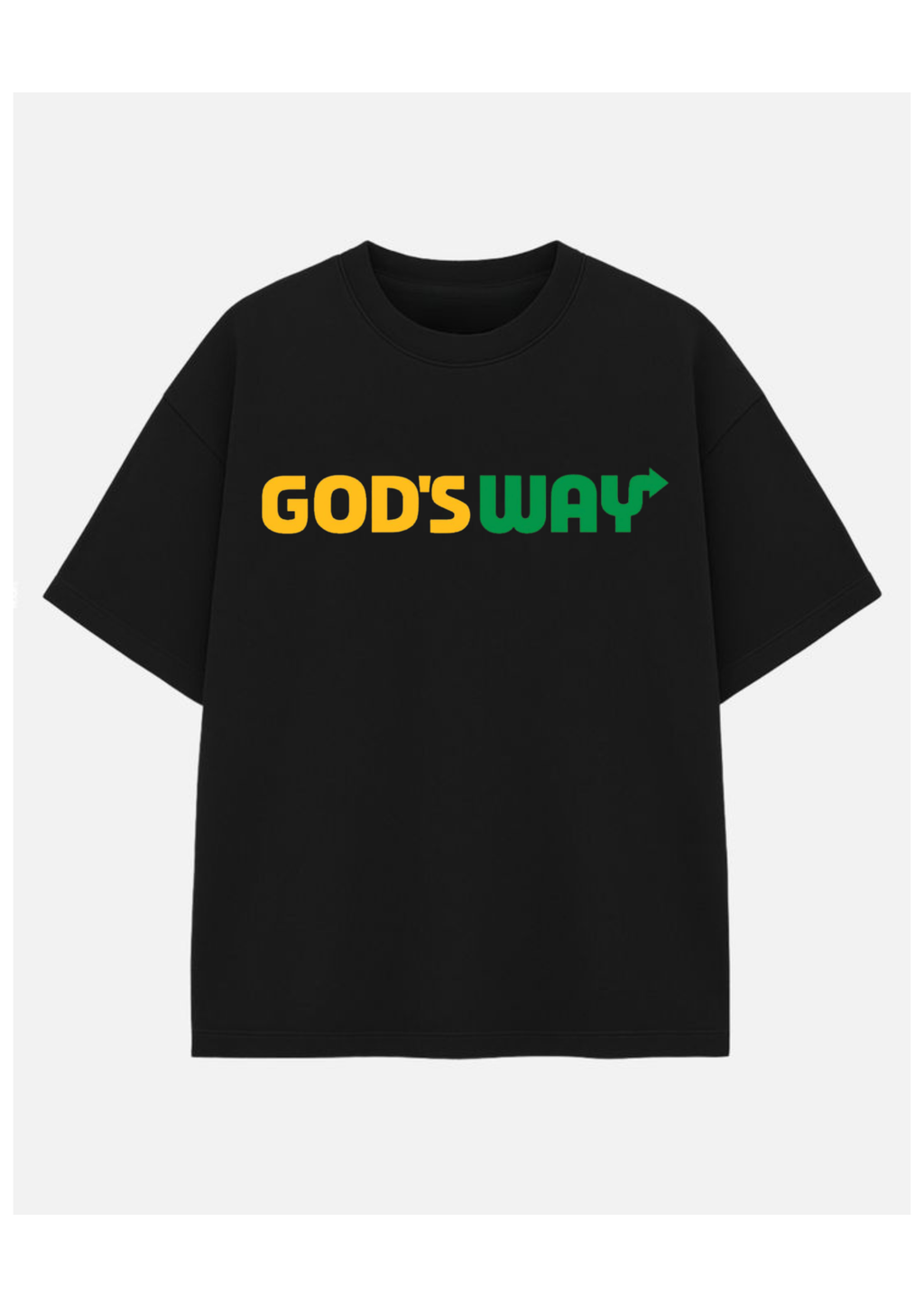 God’s Way Oversized Tee