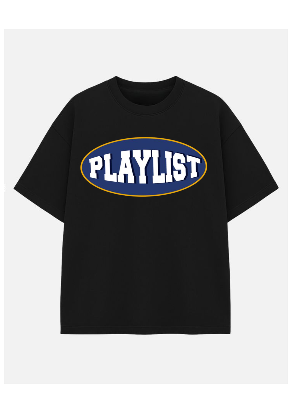 Playlist Graphic Oversized Tee