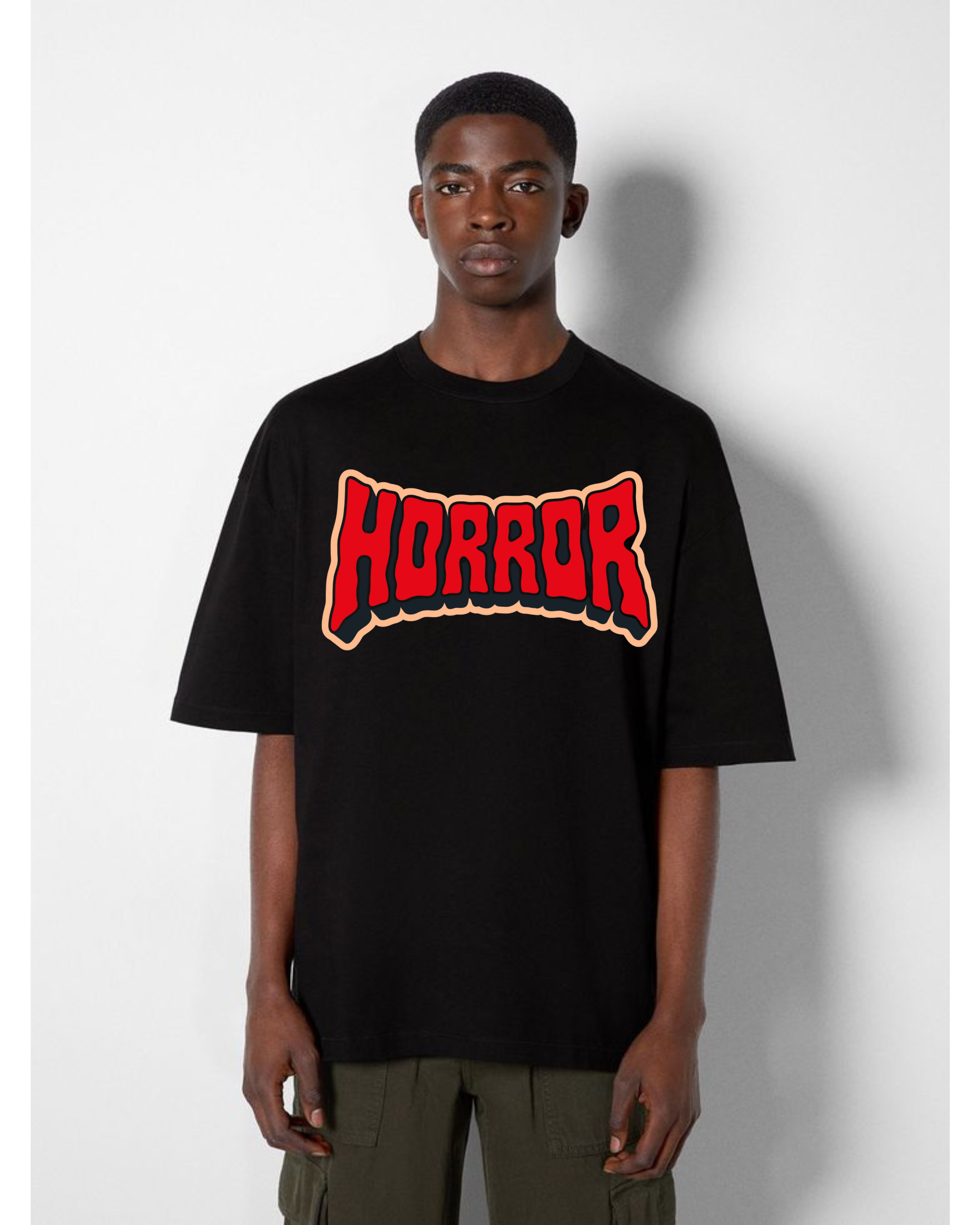 Horror Graphic Oversized Tee