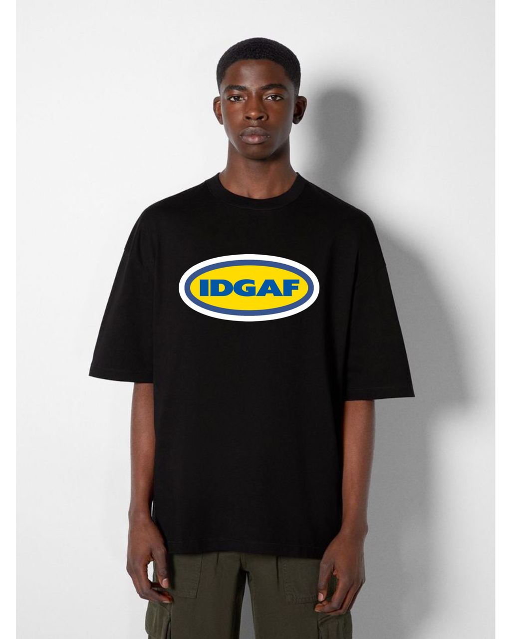 IDGAF Oversized Statement Tee