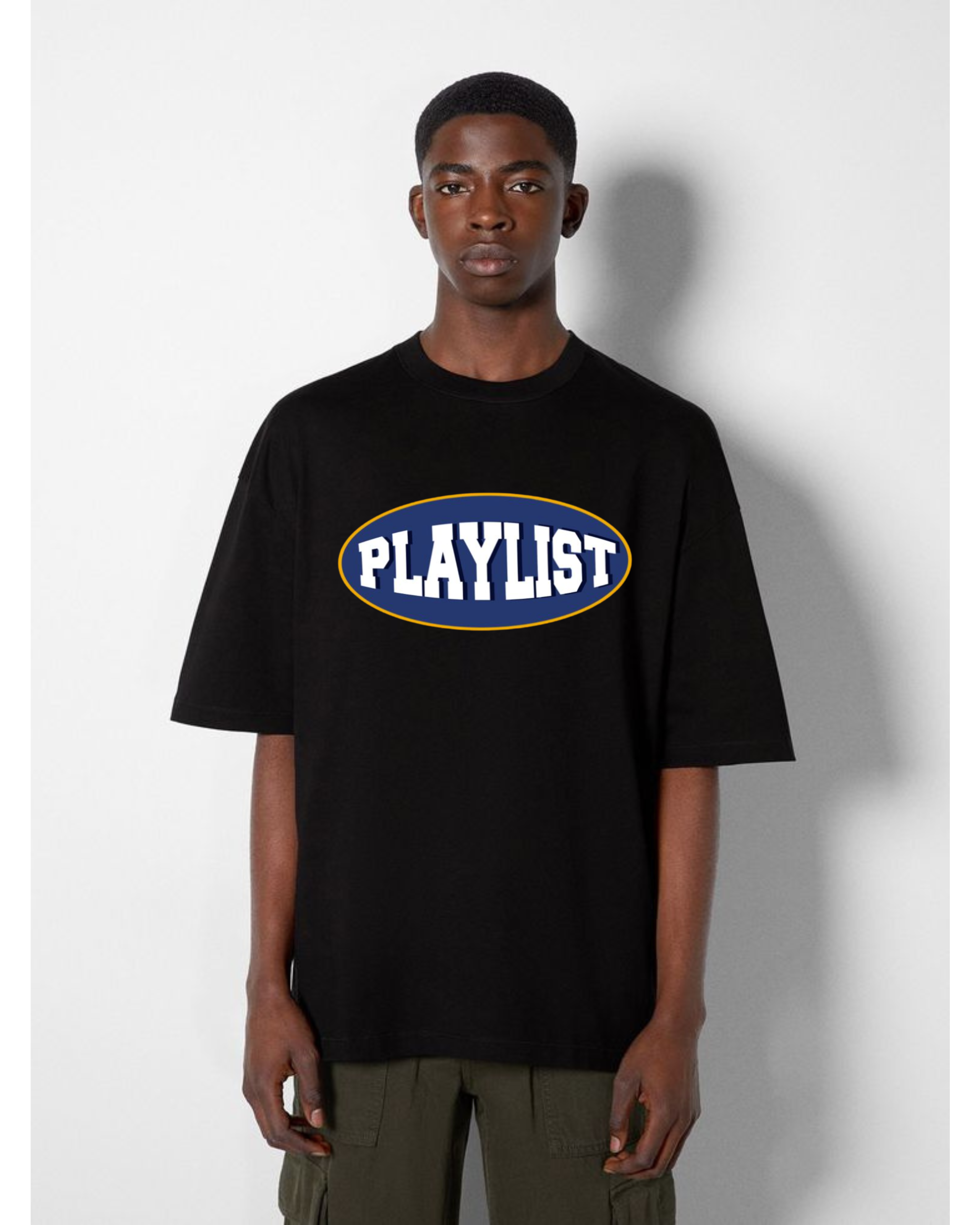 Playlist Graphic Oversized Tee
