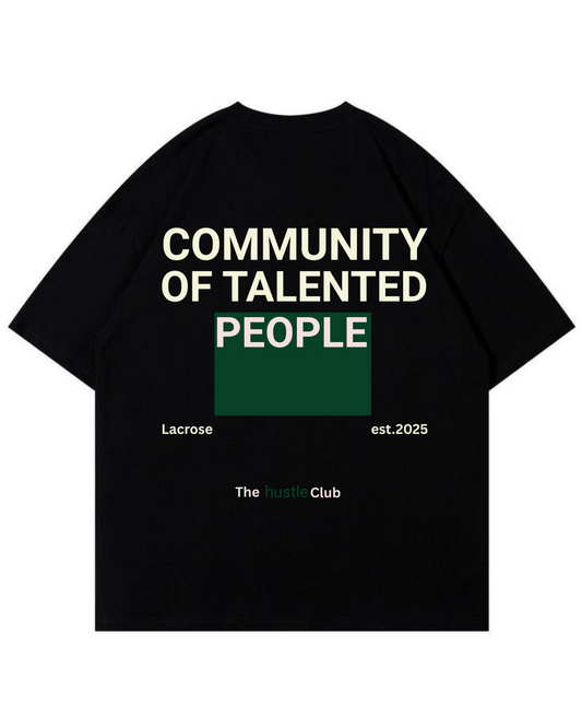 Community of Talented People - Lacrose Premium Oversize t-shirt