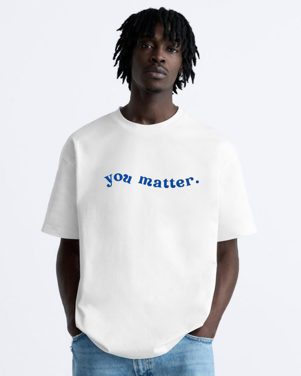 You Matter Oversized Graphic Tee