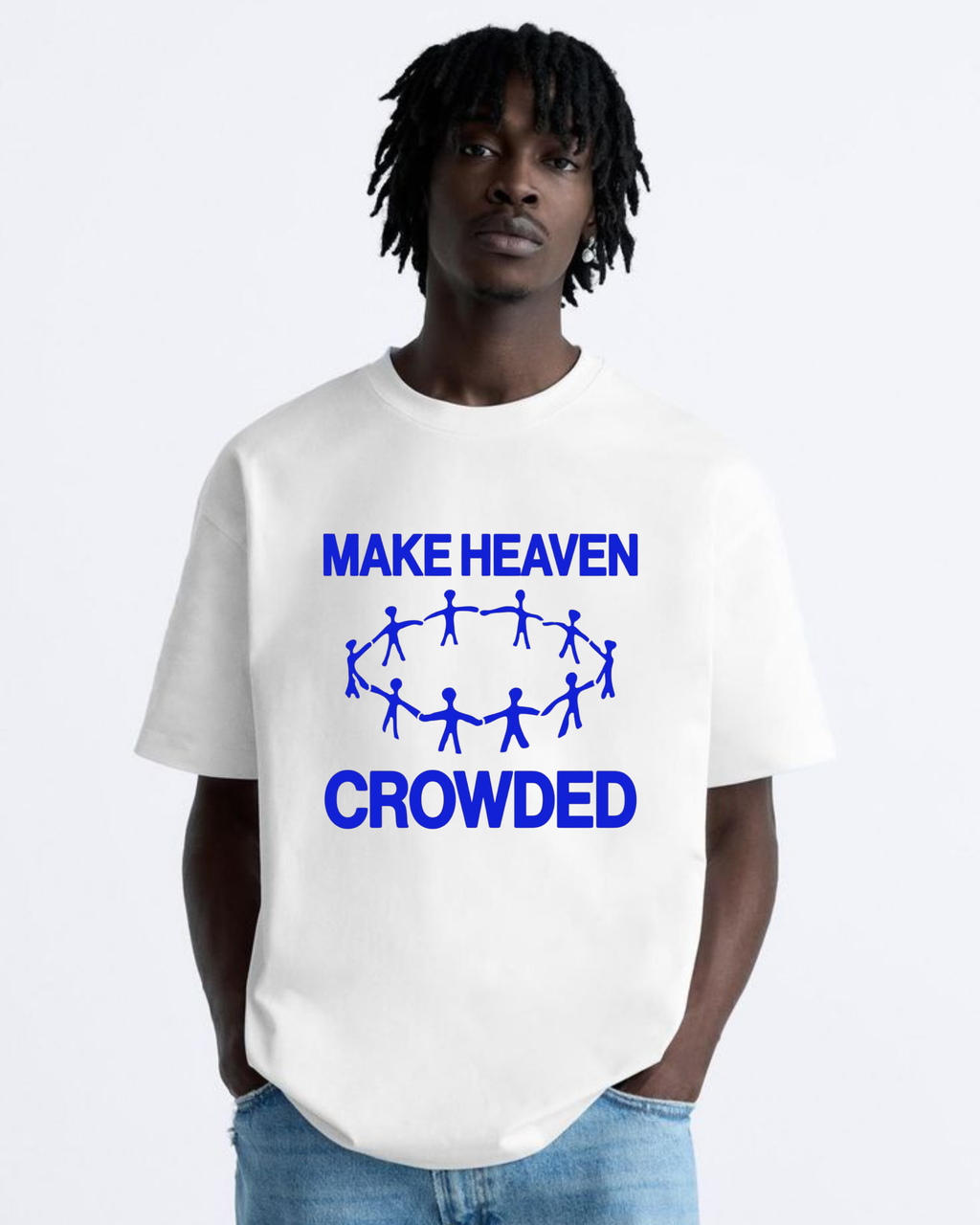 Make Heaven Crowded Oversized Tee