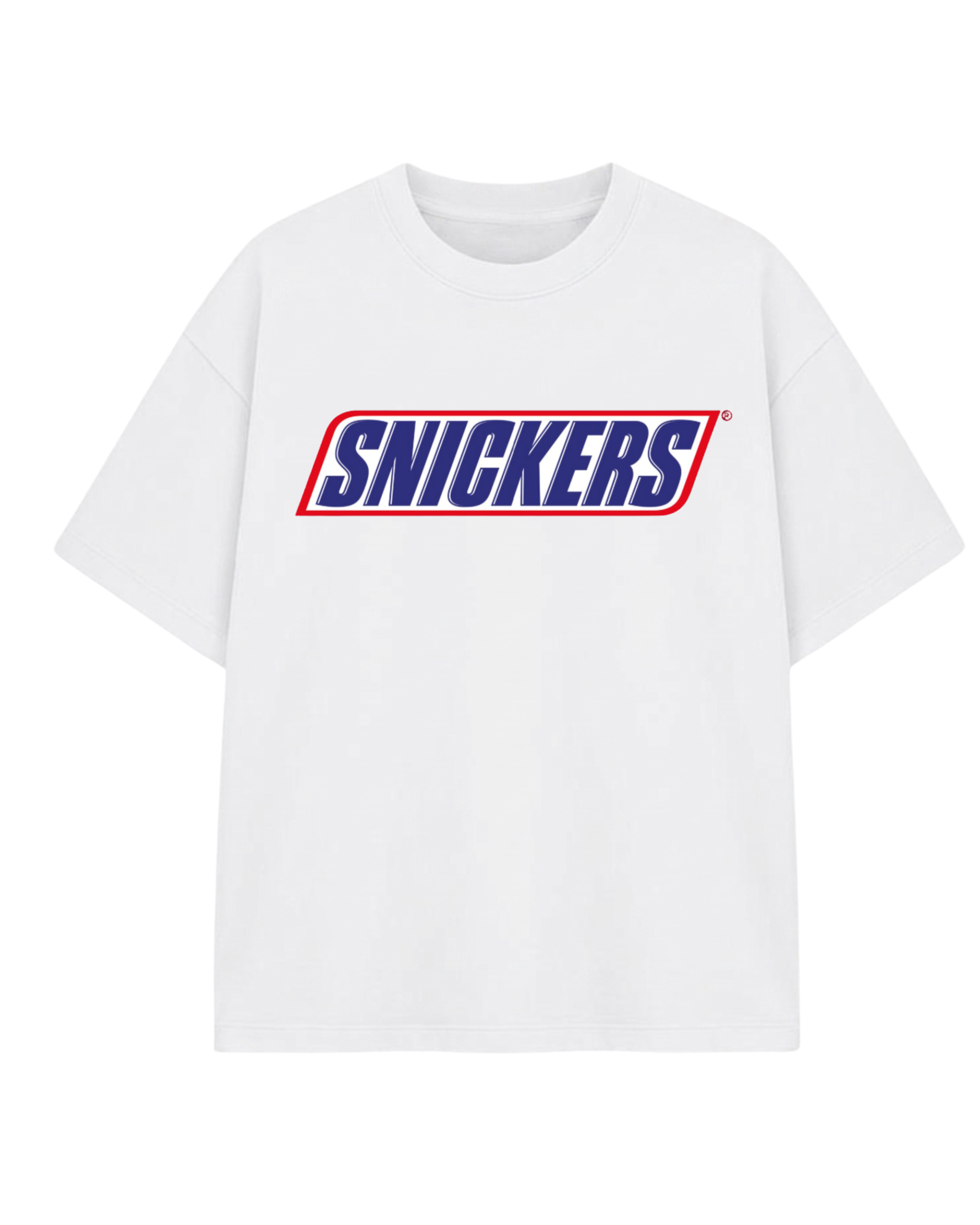 Snickers Style Oversized Graphic Tee