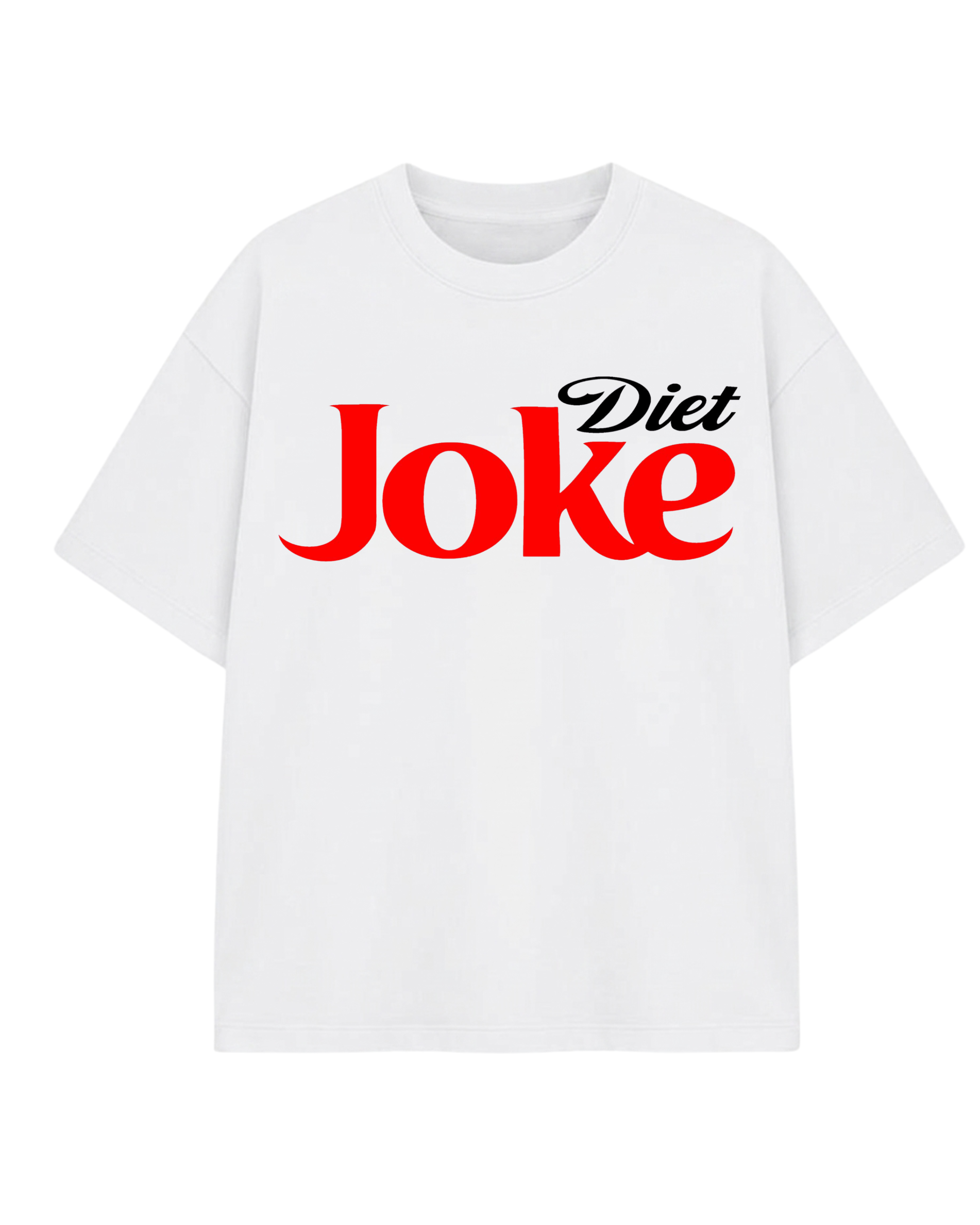 Diet Joke Oversized Graphic Tee