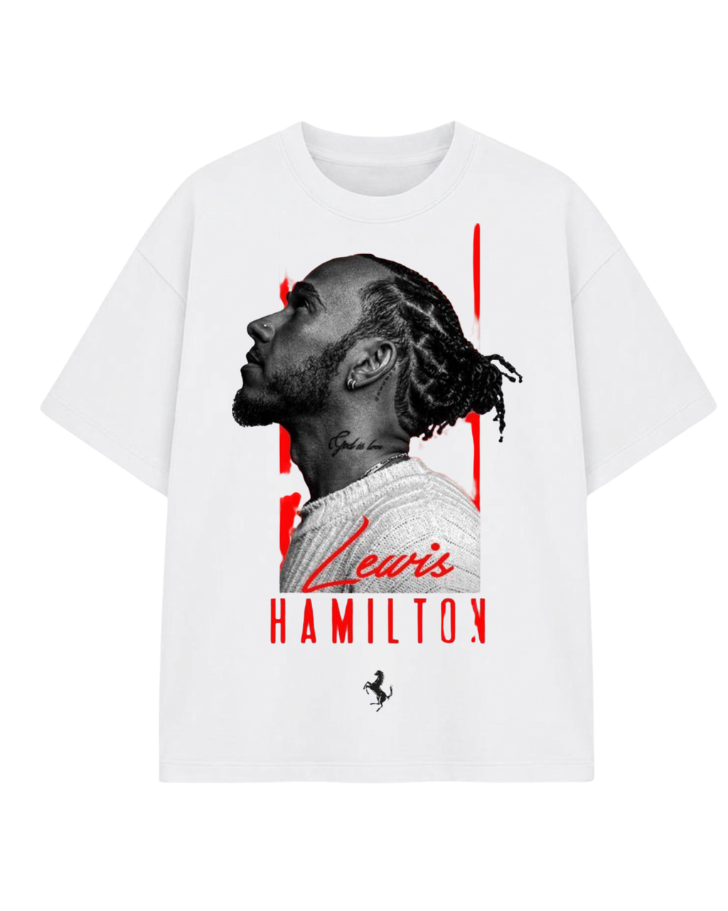 Lewis Hamilton Graphic Oversized Tee