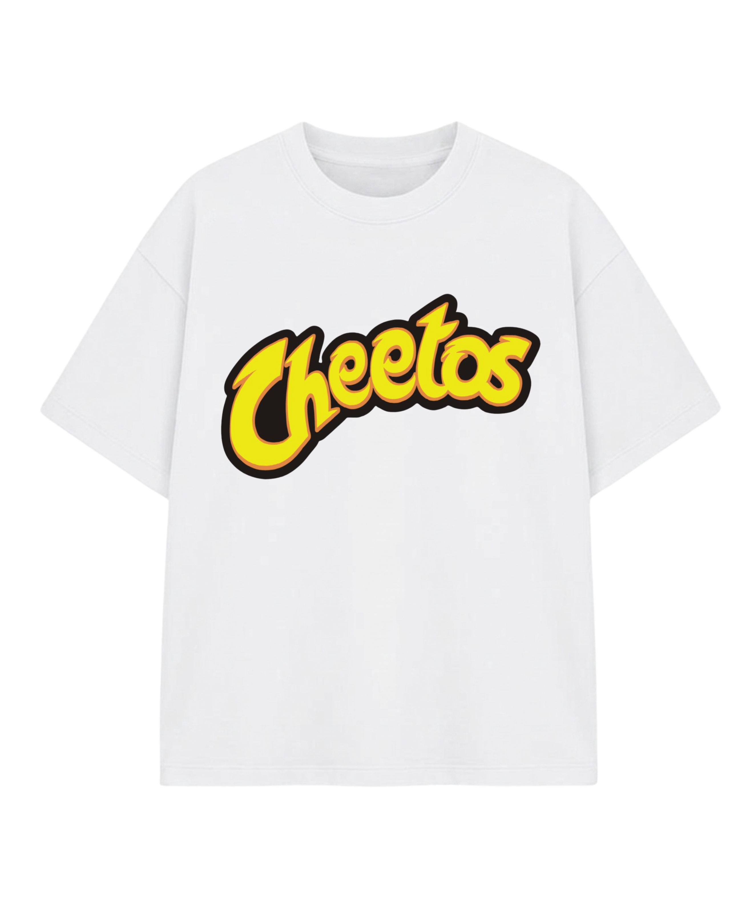 Cheetos Style Graphic Oversized Tee